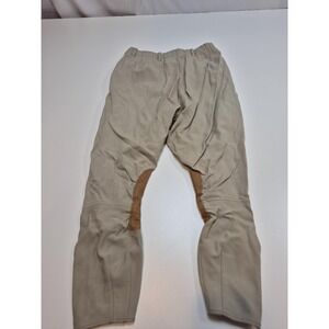 Vintage The Tailored Sportsman Riding Breeches Pants Womens 28 Beige Suede Knee